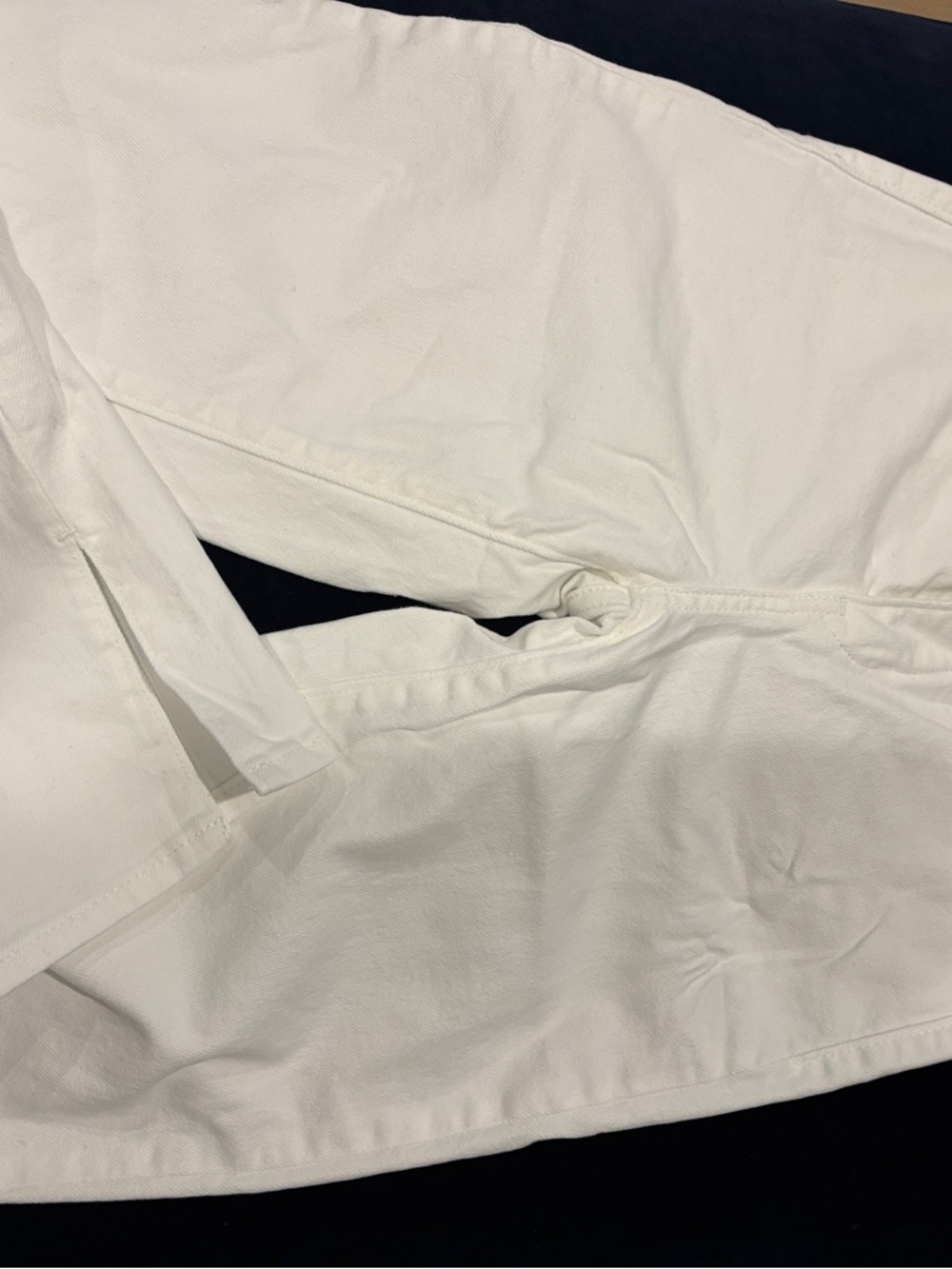 Levi's White High-Rise Straight Jeans - Picture 5 of 9